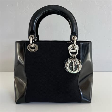 túi dior lady auth|lady dior leather bag.